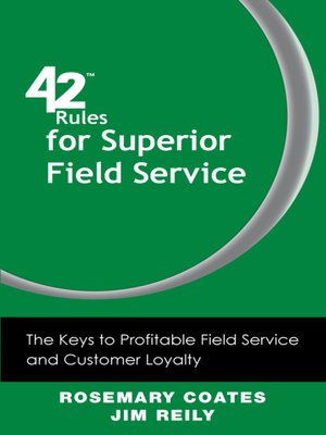 cover image of 42 Rules for Superior Field Service